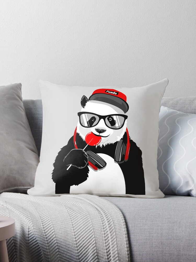 Hypebeast Panda Throw Pillow for Sale by mistergoodiez