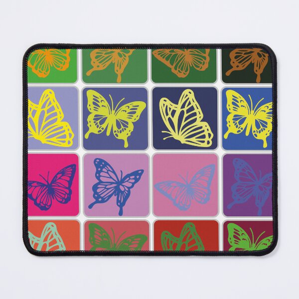 Item preview, Borboletas voando dentro de quadro coloridos  designed and sold by GirlaineSQ.