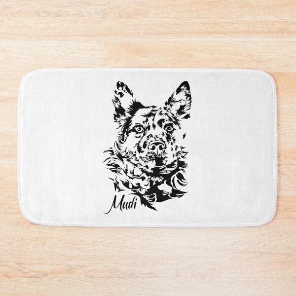 Item preview, Mudi dogs herding dog Hungarian Mudi dog portrait designed and sold by dogarts.