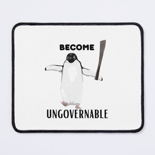 Item preview, Become Ungovernable - Funny Adelie penguin With Big knife designed and sold by BopleDesigns.