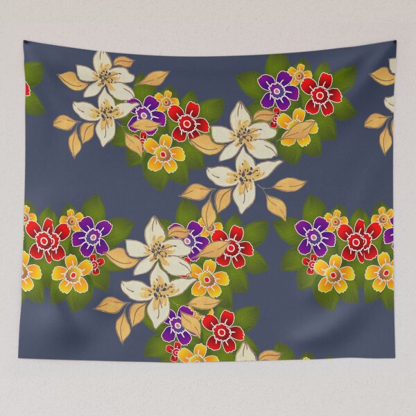 Item preview, *Flowers on the purple* designed and sold by Berezabella.