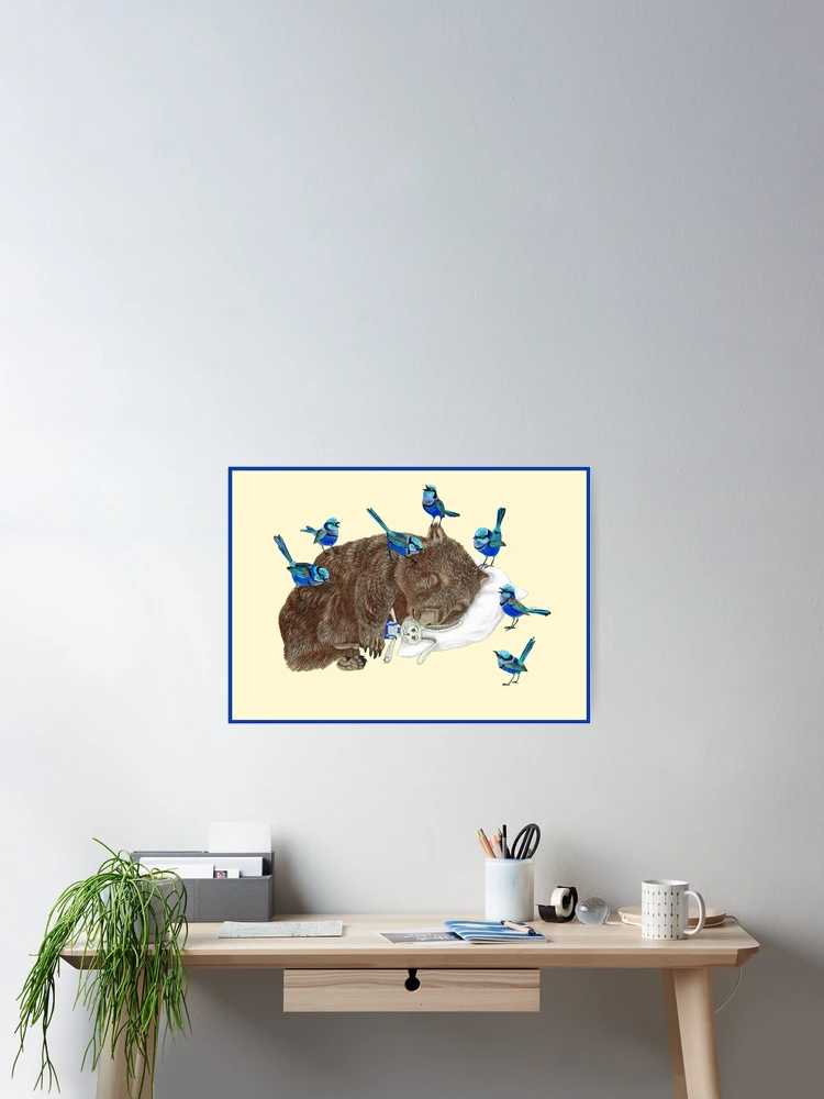 Thumbnail 2 of 3, Poster, Wombat designed and sold by Ruta.