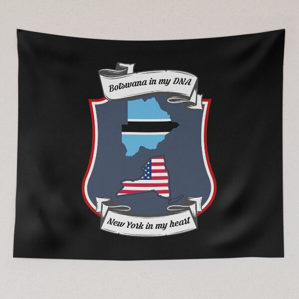 Item preview, Botswana in my DNA, New York in my heart Heritage designed and sold by Tony ⭐⭐⭐⭐⭐.
