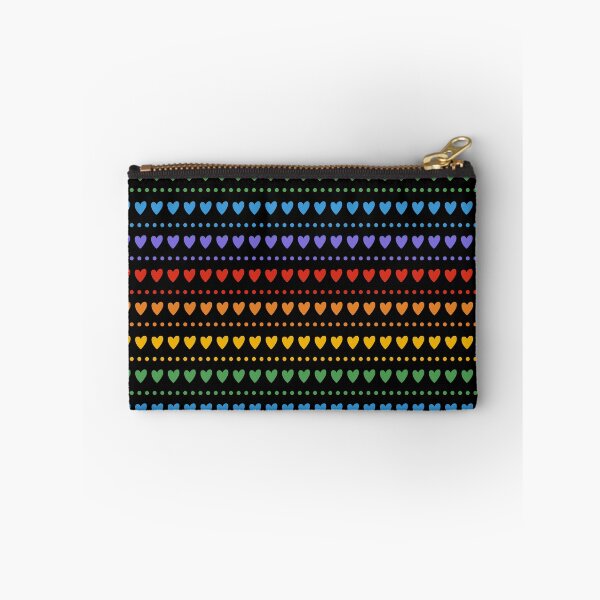 Item preview, Cute Rainbow Pride Hearts Pattern designed and sold by humnoo.
