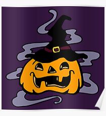 Pumpkin Witch Poster