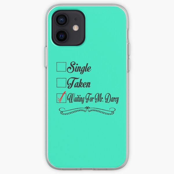 PRIDE AND PREJUDICE JANE AUSTEN TAKEN WAITING FOR MR. DARCY iPhone Soft Case