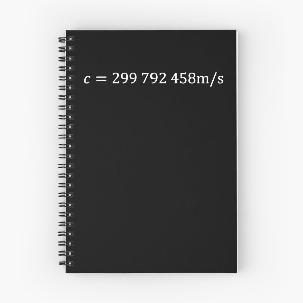 Item preview, speed of light value, physics and science designed and sold by NoetherSym.