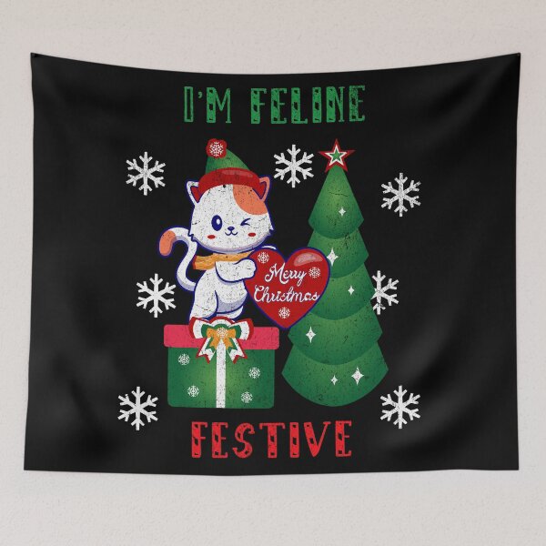 Item preview, I'm feline festive designed and sold by JoRealm.