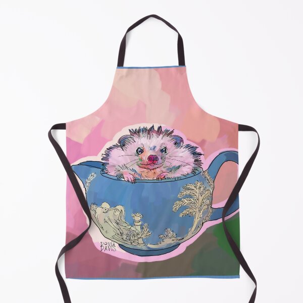 Artikelvorschau, Igel in einer Teekanne entworfen und verkauft von donnadavisart.