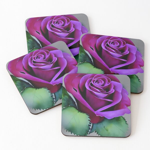Item preview, Watercolour rose V2 designed and sold by The Love Quill.