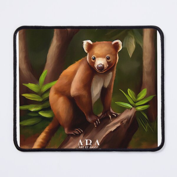 Item preview, Oil paint - Tree-kangaroos designed and sold by ABArtByAlexST.