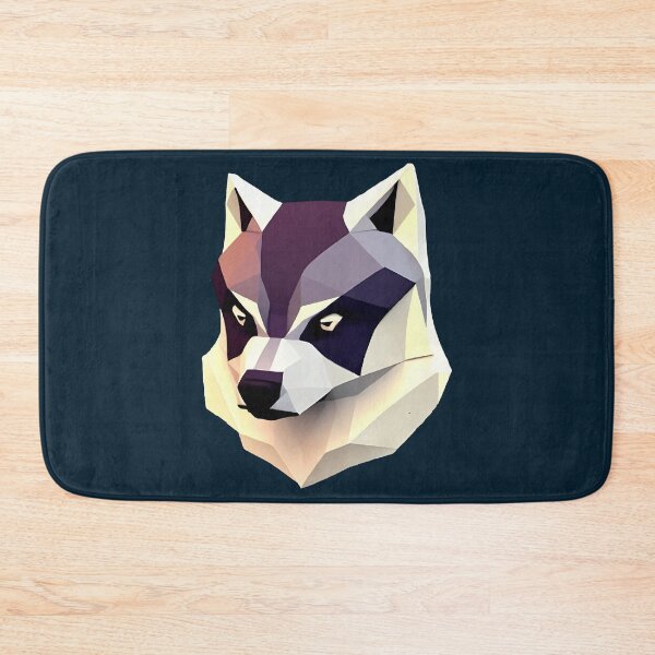 Item preview, Zidika Wolf Like Husky Low Poly designed and sold by Q Fashion.
