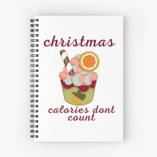 Aperçu de l'œuvre les calories de noël ne comptent pas créée et vendue par hjeeva.