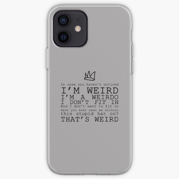 Il est bizarre. Coque souple iPhone