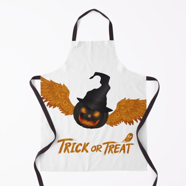 Item preview, Trick or treat Flying pumpkin with Witch Hat designed and sold by ahmedabdelbaset.
