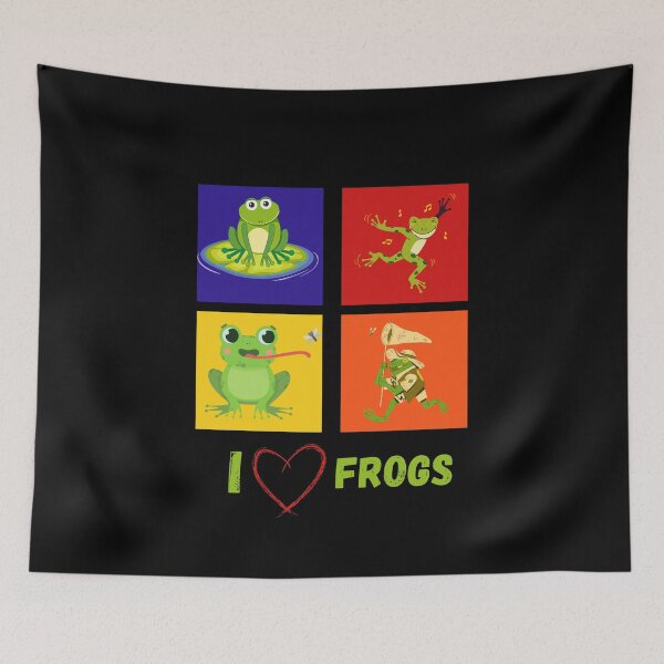 Item preview, I love frogs  designed and sold by ZoesAttic.