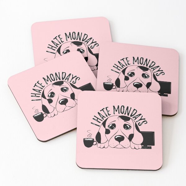 Item preview, I hate mondays - funny dog - Blue monday - Almost monday designed and sold by stayartsy07.