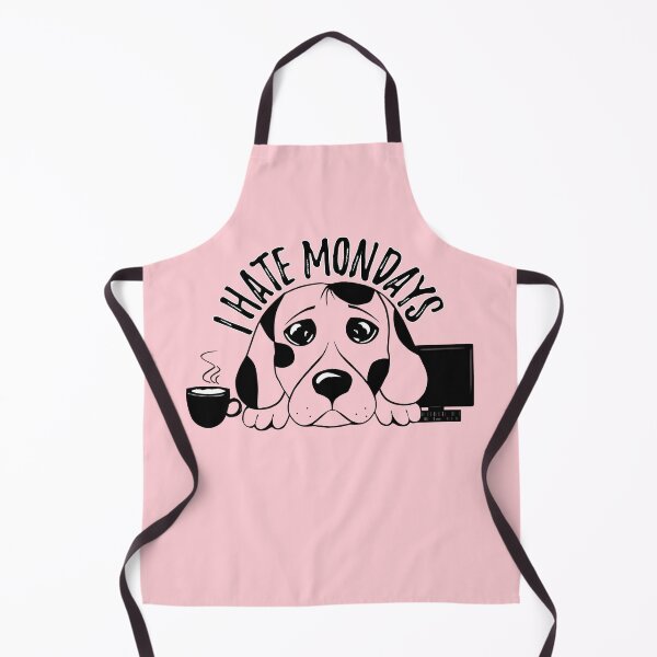 Item preview, I hate mondays - funny dog - Blue monday - Almost monday designed and sold by stayartsy07.