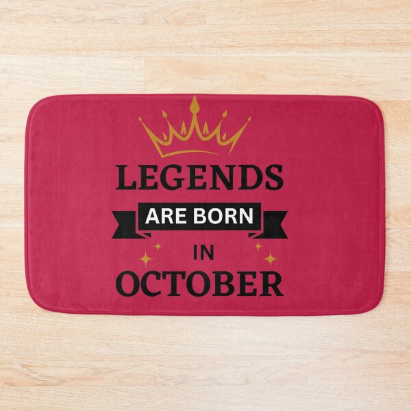 Item preview, Legends are Born in October  | Birth Month | October  designed and sold by Denefie.