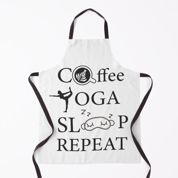 Item preview, coffee yoga sleep repeat designed and sold by E-KaLsshop.