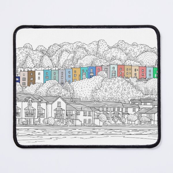 Item preview, Coloured Houses In Bristol designed and sold by Adam Regester.