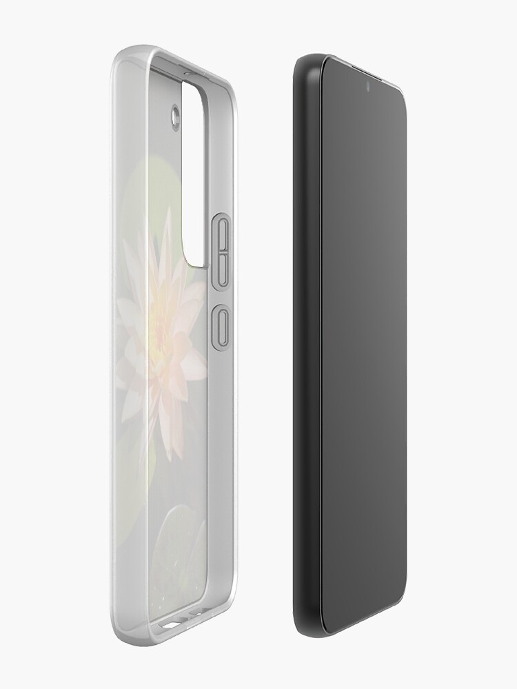 Alternate view of Water Lily in Pond Samsung Galaxy Phone Case
