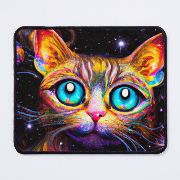 Item preview, Spacecat, cat, space, colorful designed and sold by Meer-Lifestyle.