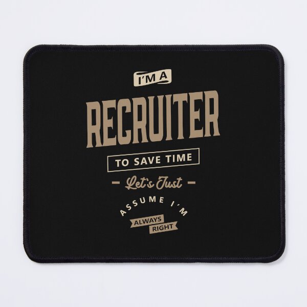 Item preview, Recruiter Funny Job Title Profession Birthday Worker  designed and sold by cidolopez.