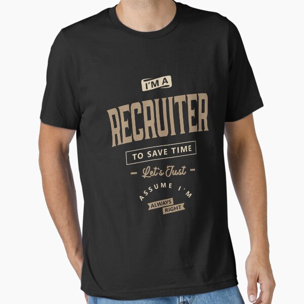 Artikel-Vorschau von Recruiter Funny Job Title Beruf Geburtstagsarbeiter, designt und verkauft von cidolopez.