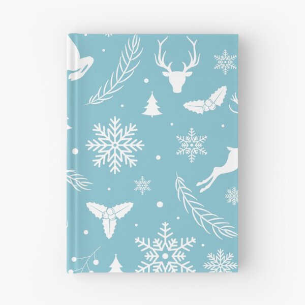 Item preview, baby blue Christmas snow pattern designed and sold by bemenmaher.