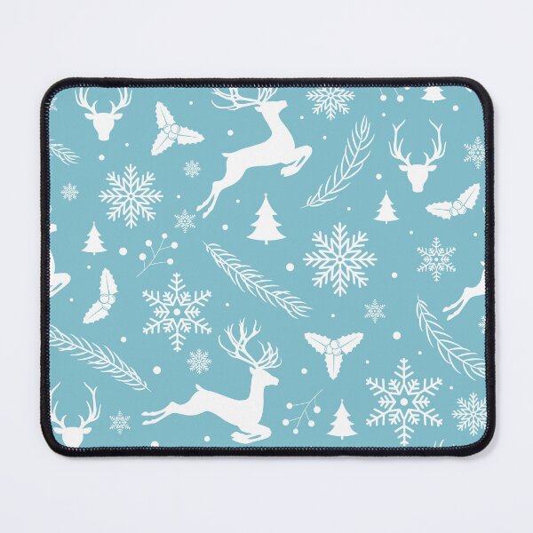 Item preview, baby blue Christmas snow pattern designed and sold by bemenmaher.