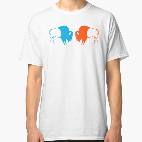 Orange Blue Buffalo Nation Classic T-Shirt