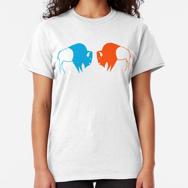 Orange Blue Buffalo Nation Classic T-Shirt
