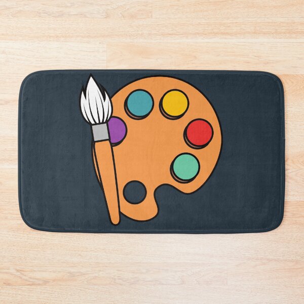Item preview, Painting Brush and Palette with Colors designed and sold by CreatorWorld29.