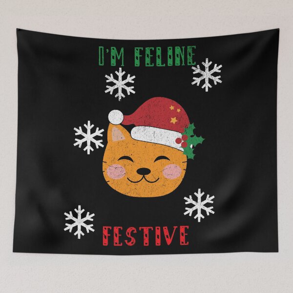 Item preview, I'm feline festive designed and sold by JoRealm.
