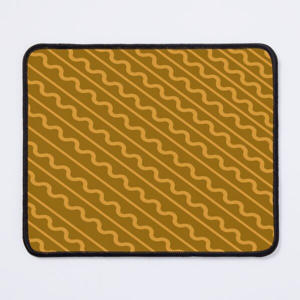 Item preview, Brown Squiggly Lines Pattern - Retro Modern Geometric Pattern  designed and sold by SeemDev786.
