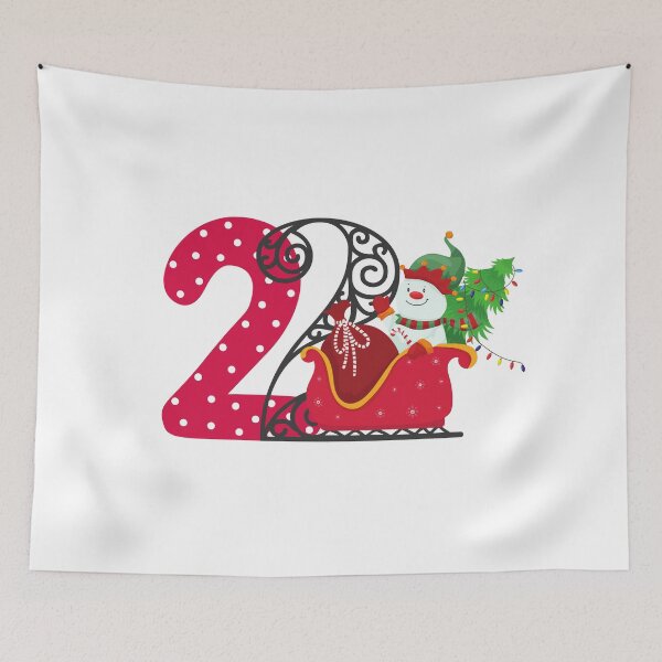 Item preview, Christmas Number 22. Advent Calendar Day Numbers designed and sold by trendingatees.