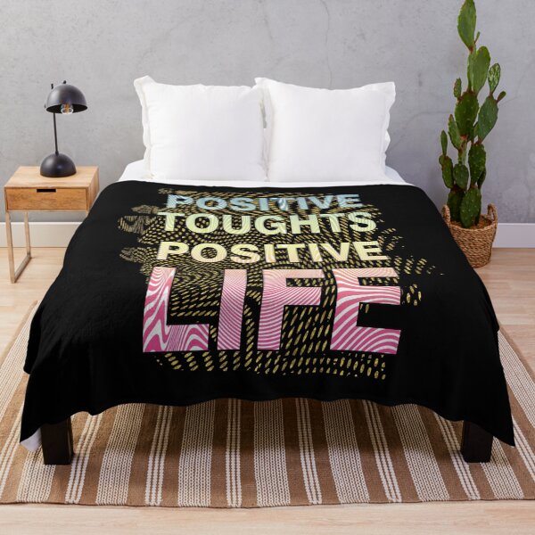 Item preview, Positive toughts positive life designed and sold by pqrstshirts.