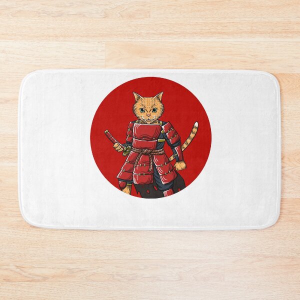 Item preview, japanese samurai cat designed and sold by lovefate-art.