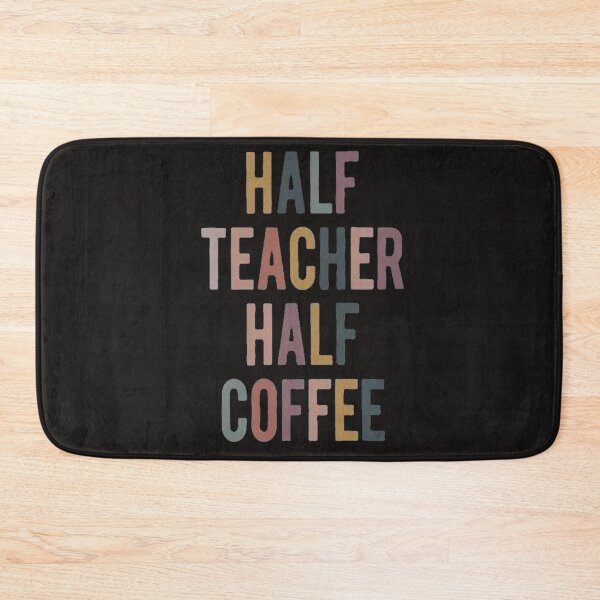Item preview, half teacher half coffee half coffee half pre kindergarten teacher teacher coffee shirt gift for teacher designed and sold by Sophistical.