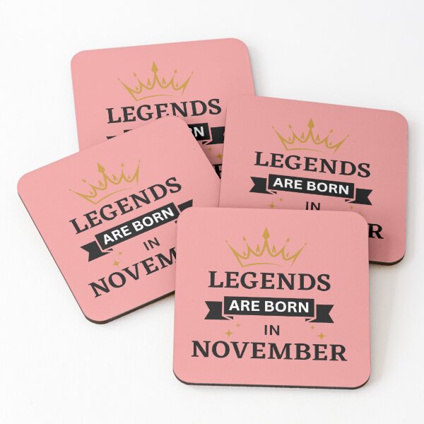 Item preview, Legends are Born in November   | Birth Month | November  designed and sold by Denefie.