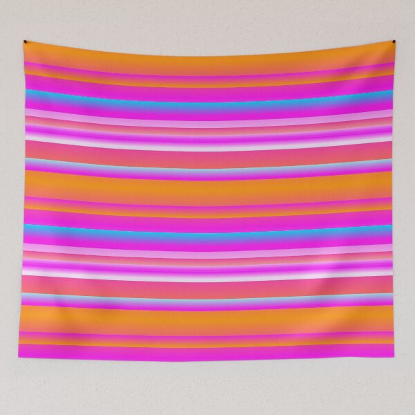 Item preview, Neon pink color palette line pattern  designed and sold by lausn.