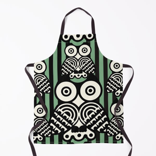 Item preview, A Cat and An Owl Funny Pet Owner Multiple Stripes With Six Owls designed and sold by LittleZea.