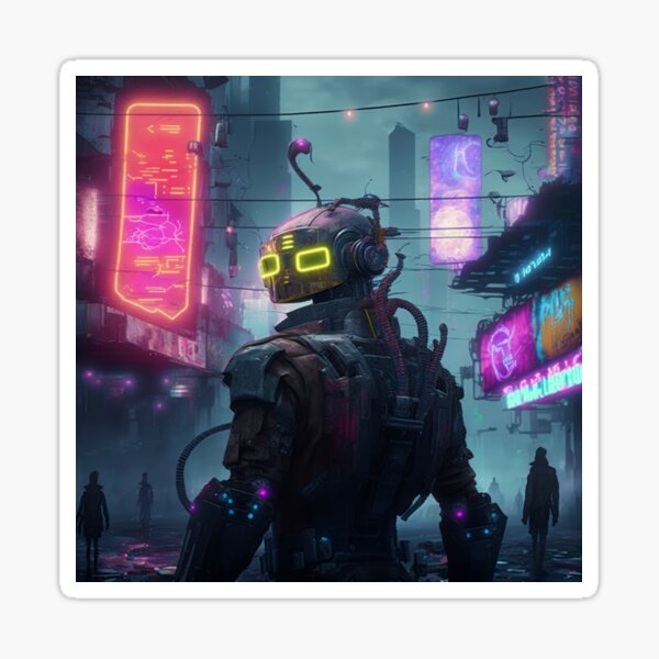 Item preview, Cyberpunk Android designed and sold by CartoonrBOY.