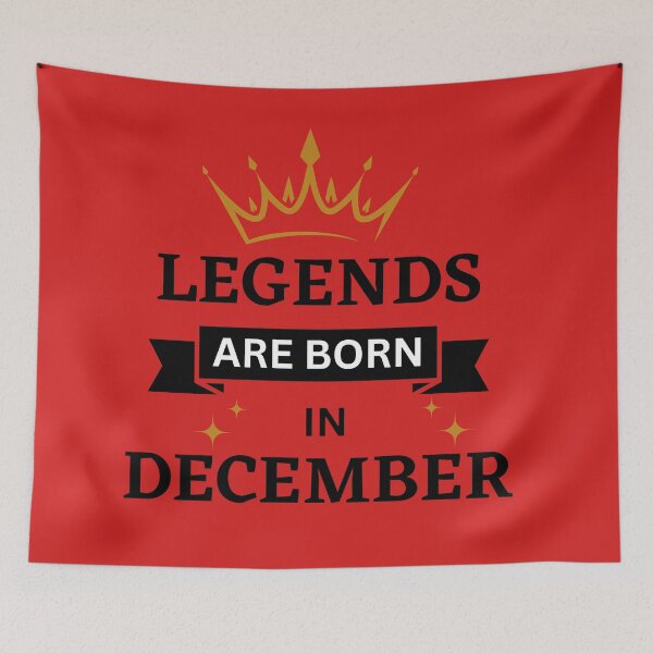 Item preview,  Legends are Born in December   | Birth Month | December designed and sold by Denefie.