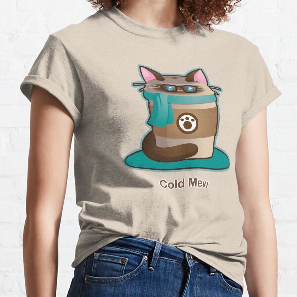 Purrista Pawfee: Cold Brew Hipster Cat Classic T-Shirt