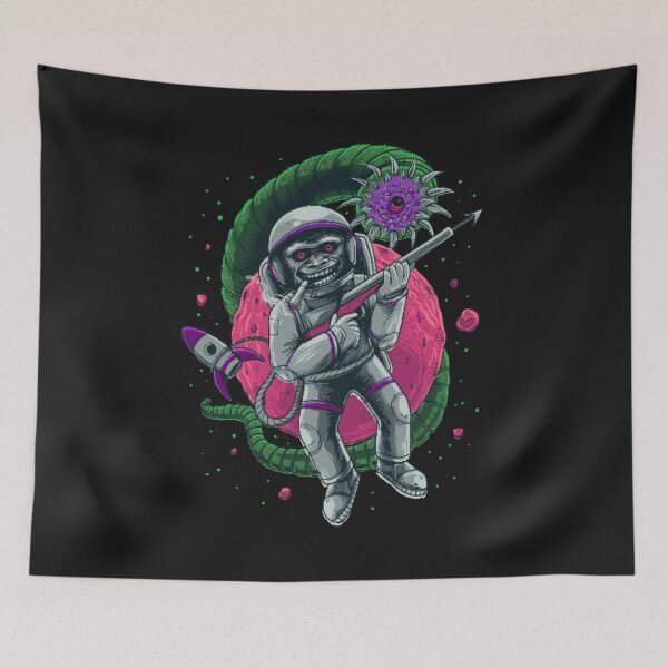 Item preview, Funny Ape Astronaut designed and sold by Gamicnum.