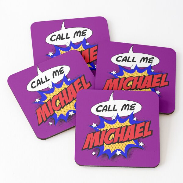 Item preview, Personalised Call Me Michael Pop Art Comic Design designed and sold by CandOCreative.