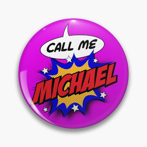 Item preview, Personalised Call Me Michael Pop Art Comic Design designed and sold by CandOCreative.