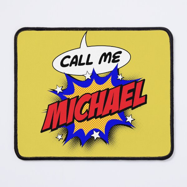 Item preview, Personalised Call Me Michael Pop Art Comic Design designed and sold by CandOCreative.